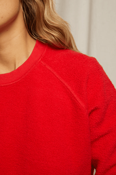 Ziggy Reverse Fleece Shrunken Sweatshirt by Perfect White Tee