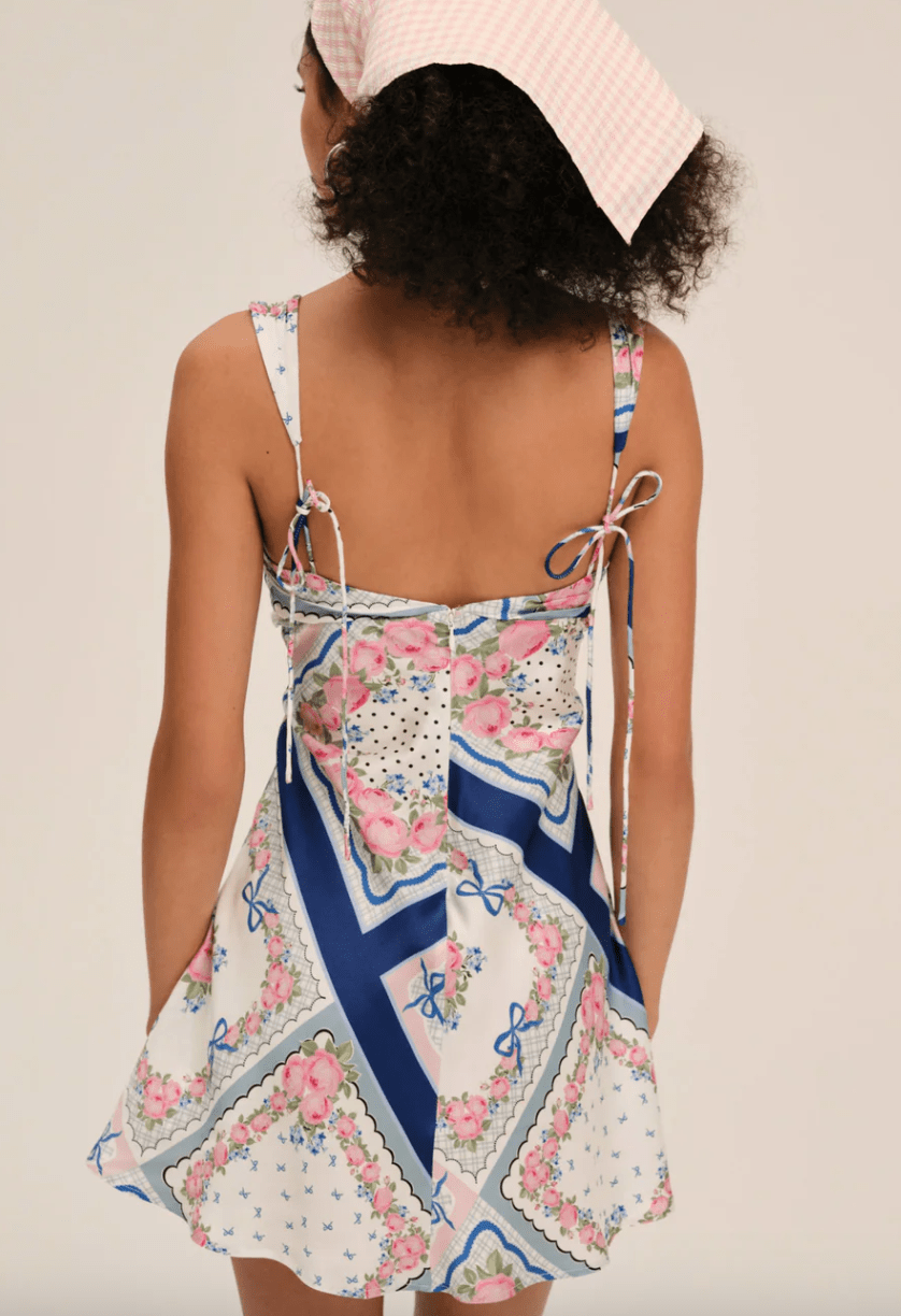 Summer Scarf Mini Dress by FOR LOVE OF LEMONS