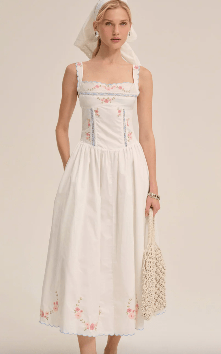 Tea Time Midi Dress by FOR LOVE AND LEMONS