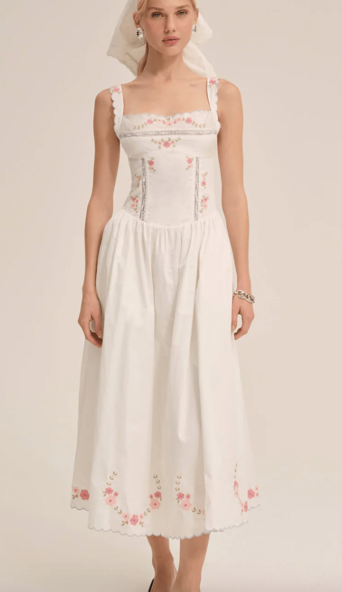 Tea Time Midi Dress by FOR LOVE AND LEMONS