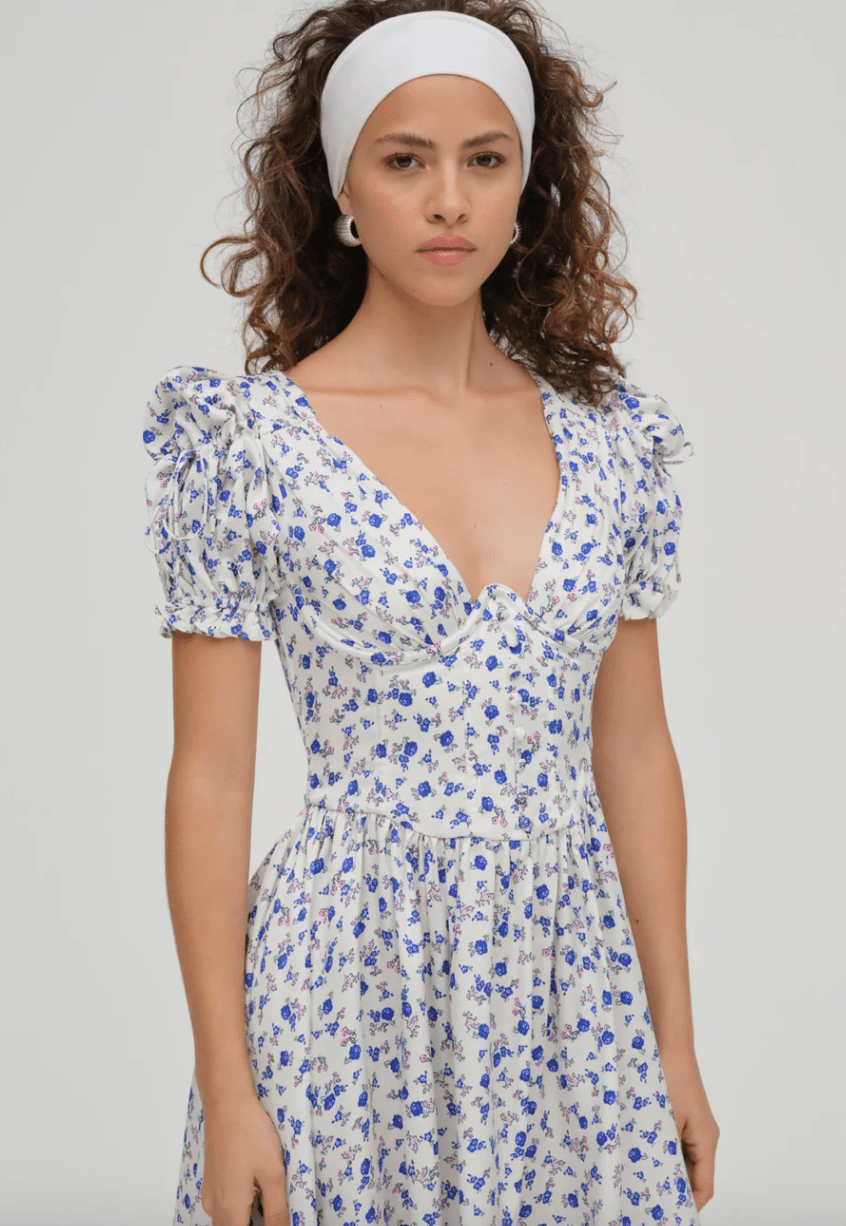 Paulina Puff Sleeve Dress BY FOR LOVE AND LEMONS
