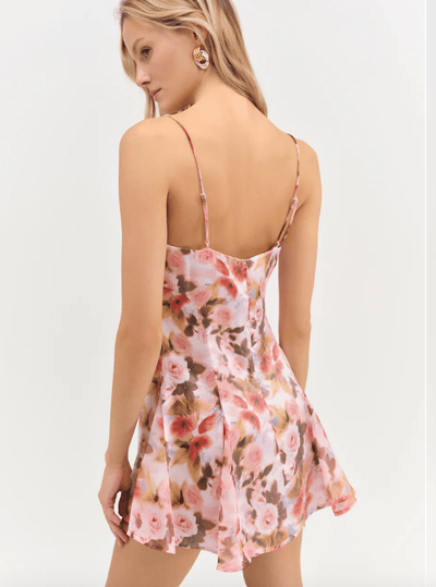 Fallen Floral Mini Dress BY FOR LOVE AND LEMONS