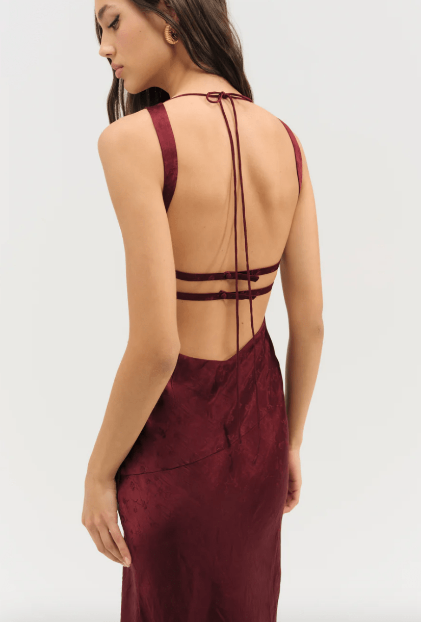 Carla Jacquard Midi Dress BY FOR LOVE AND LEMONS