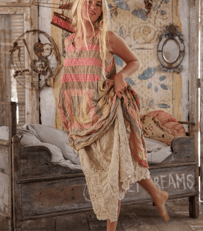 Eyelet Patchwork Pissarro Skirt 237 BY MAGNOLIA PEARL