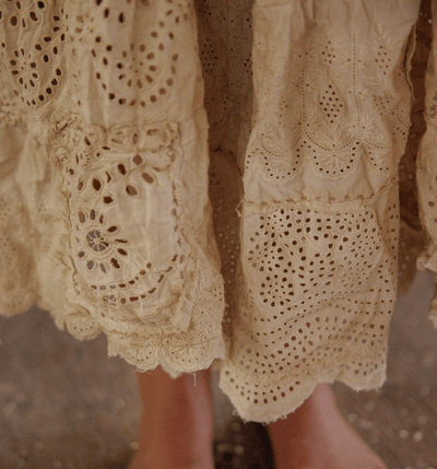 Eyelet Patchwork Pissarro Skirt 237 BY MAGNOLIA PEARL