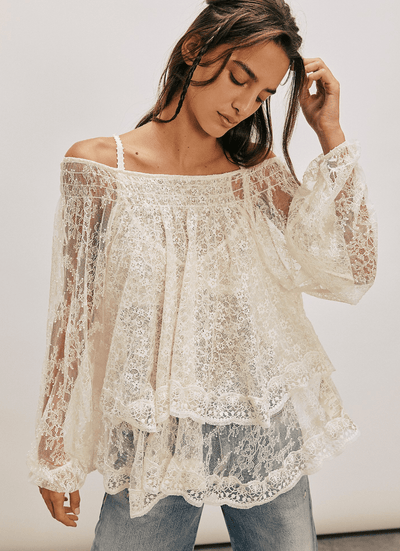 GOLDIE KNIT TOP BY FREE PEOPLE