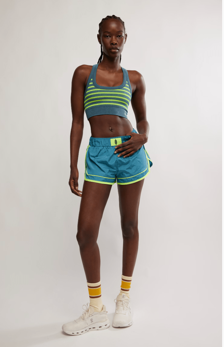 VARSITY BLUES SHORT BY FREE PEOPLE