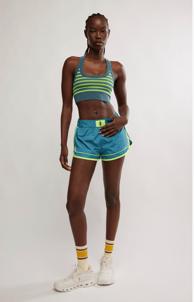 VARSITY BLUES SHORT BY FREE PEOPLE