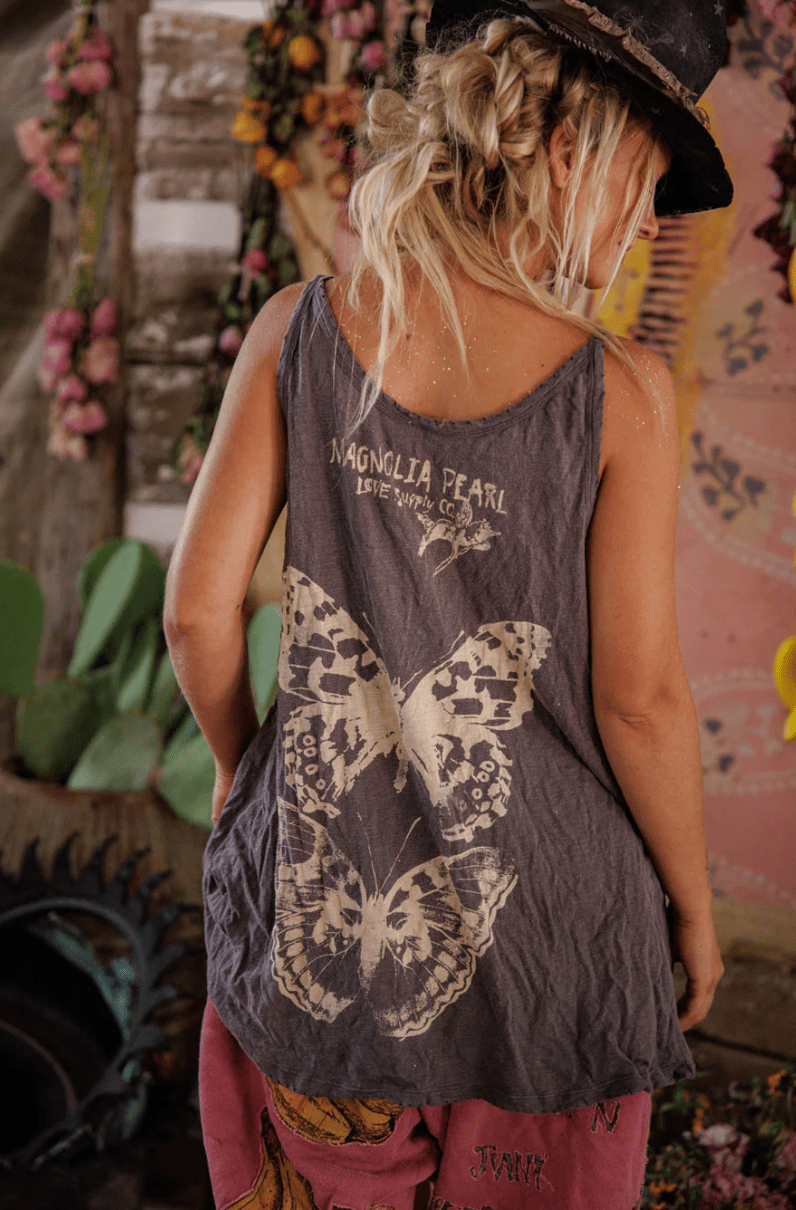 Butterfly Totem Lana Tank 428 BY MAGNOLIA PEARL