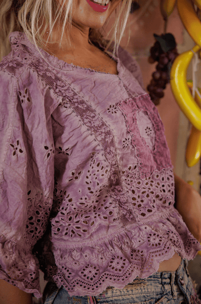 Eyelet Rosemary Blouse 2215 BY MAGNOLIA PEARL