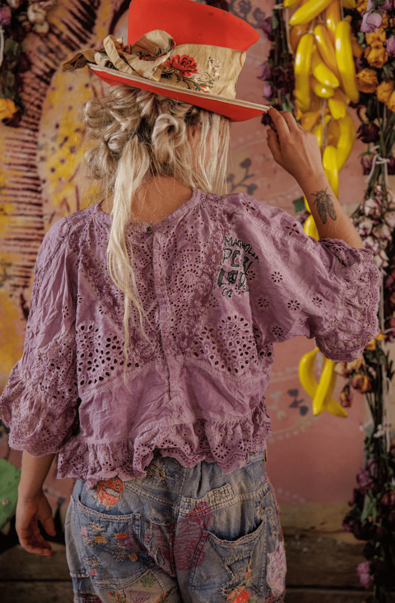 Eyelet Rosemary Blouse 2215 BY MAGNOLIA PEARL
