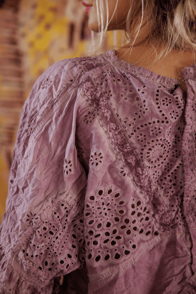 Eyelet Rosemary Blouse 2215 BY MAGNOLIA PEARL