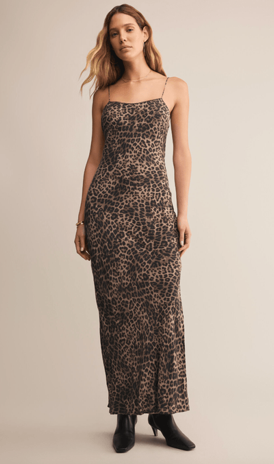 Cielo Leopard Midi Dress BY Z SUPPLY