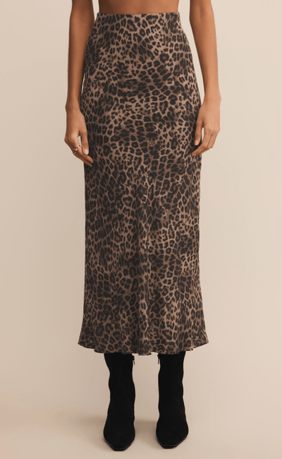 Izabel Leopard Skirt BY Z SUPPLY