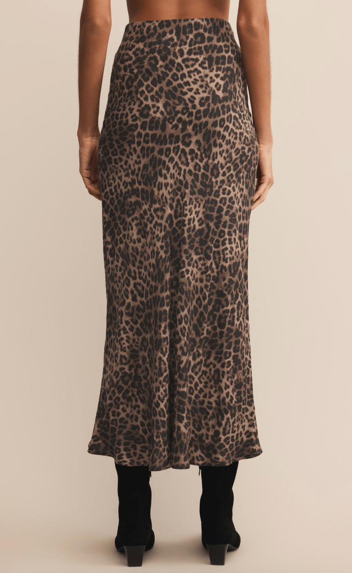 Izabel Leopard Skirt BY Z SUPPLY