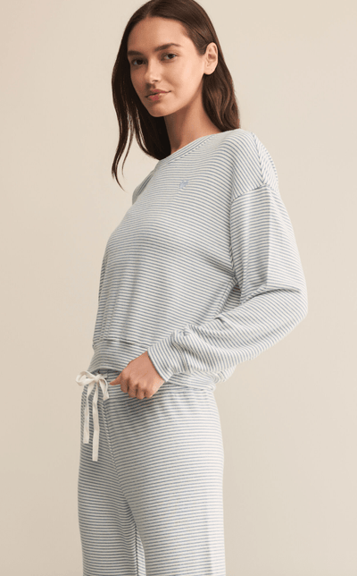 Bisous Stripe Long Sleeve Top BY Z SUPPLY