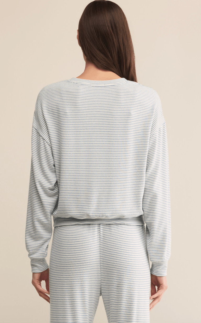Bisous Stripe Long Sleeve Top BY Z SUPPLY