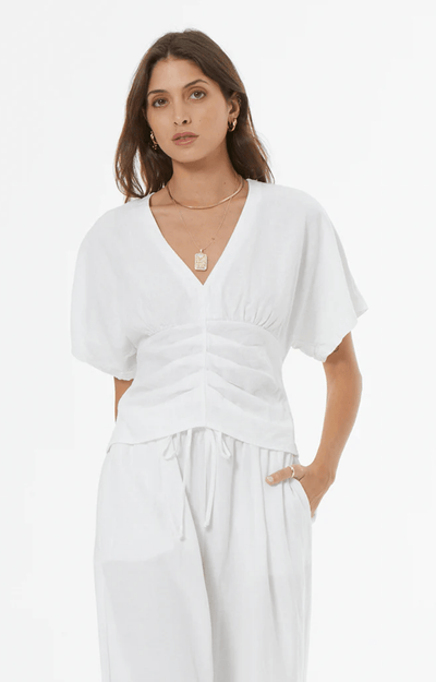 Silvana Pleated Top BY YOUNG FABULOUS & BROKE