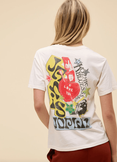 Janis Joplin Scrapbook Art Tee BY DAYDREAMER
