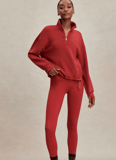 Sian Cropped Half-Zip Midlayer BY VARLEY