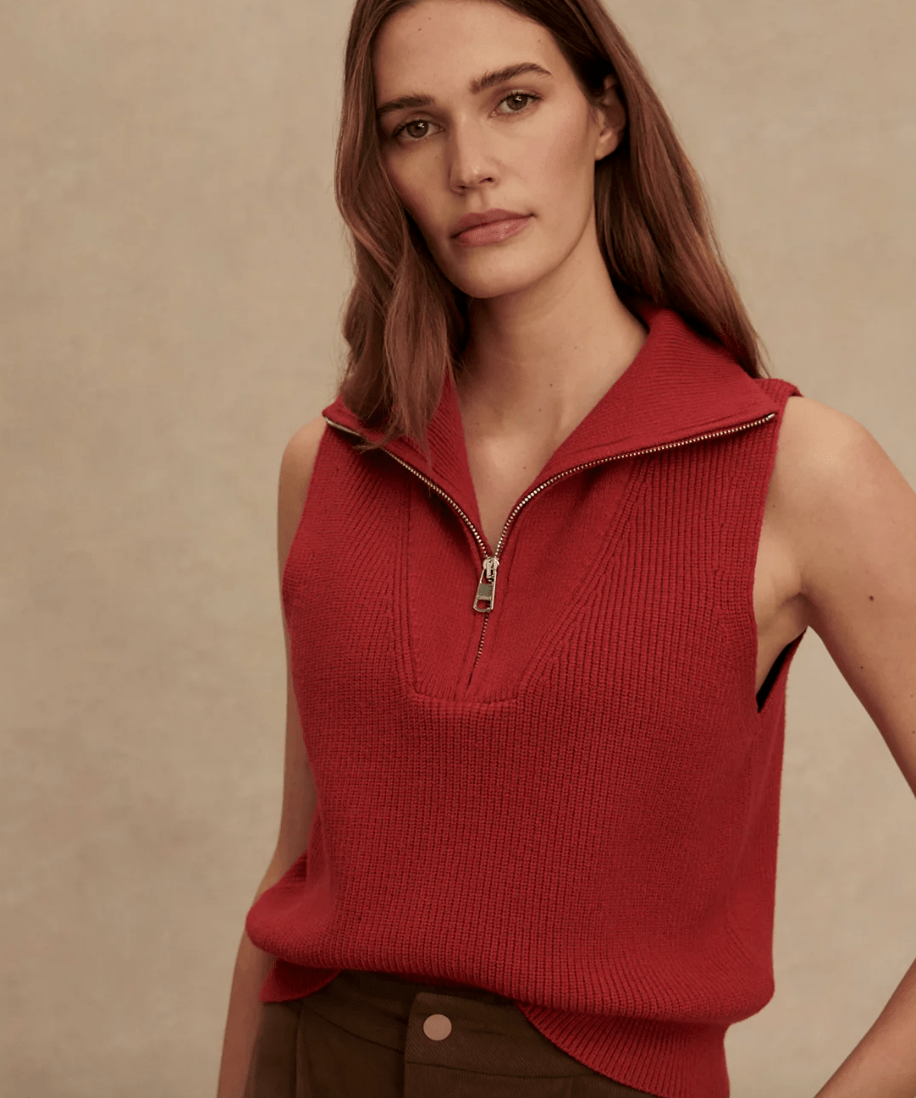 Amina Half-Zip Knit BY VARLEY