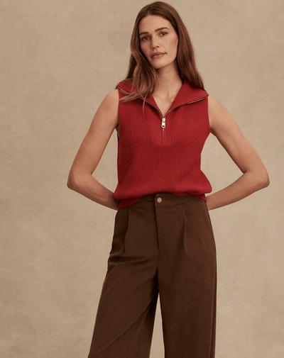 Amina Half-Zip Knit BY VARLEY