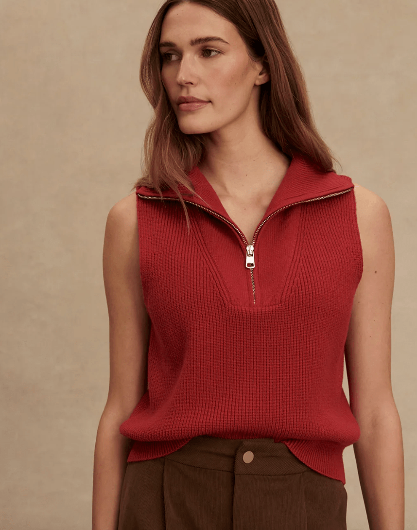 Amina Half-Zip Knit BY VARLEY
