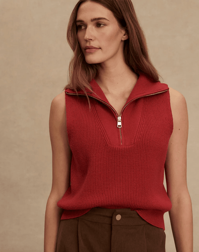 Amina Half-Zip Knit BY VARLEY