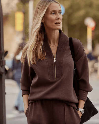Sally Half-Zip Sweat BY VARLEY