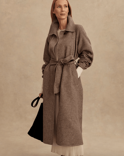 Tomlinson Belted Long Coat BY VARLEY
