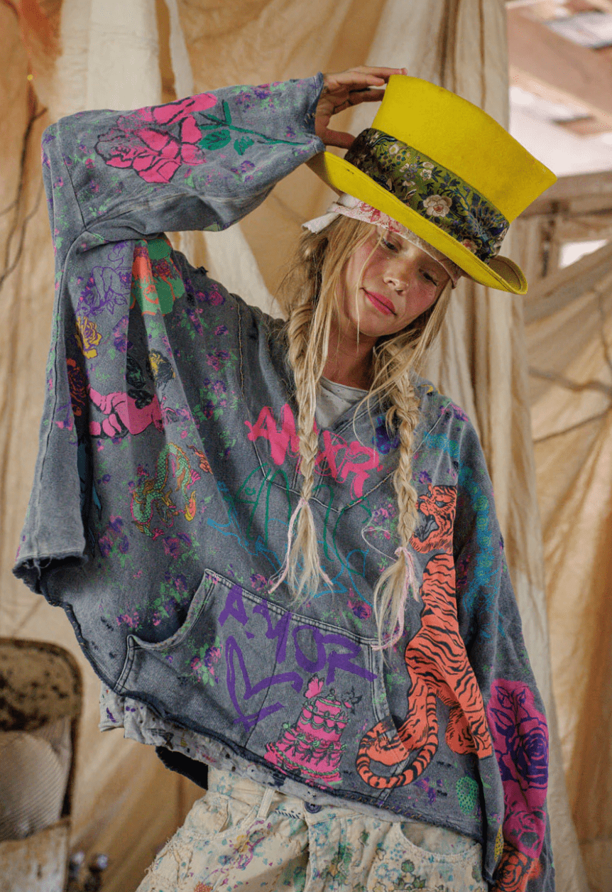 Graphics Raji Hoodie 2983 BY MAGNOLIA PEARL