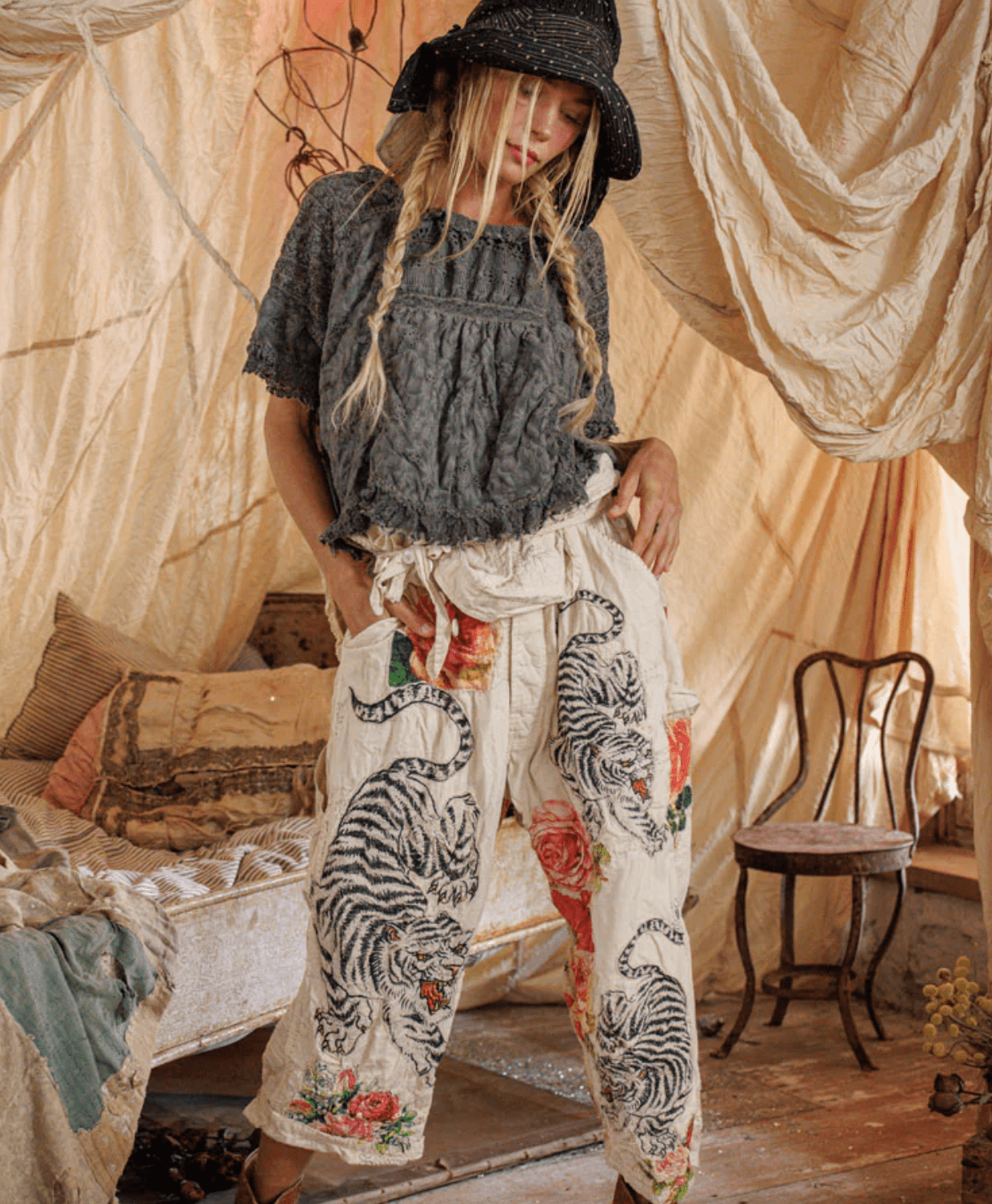 Lace Work Gabriella Blouse 2280 BY MAGNOLIA PEARL