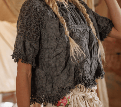 Lace Work Gabriella Blouse 2280 BY MAGNOLIA PEARL