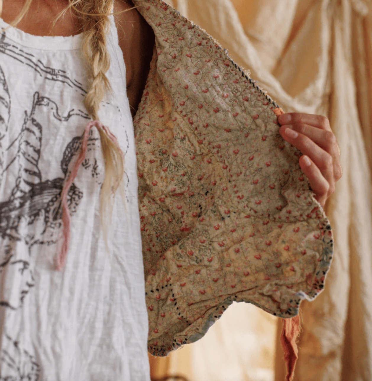 Kalamkari Andhra Jacket 1382 BY MAGNOLIA PEARL