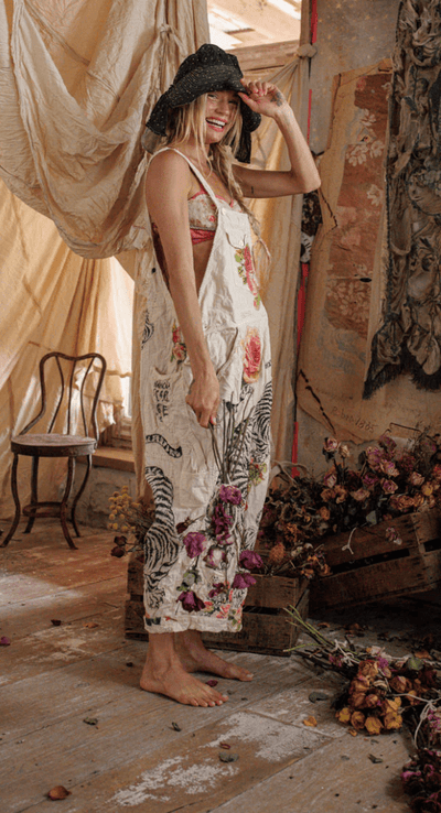 Birch Floral Love Overalls 176