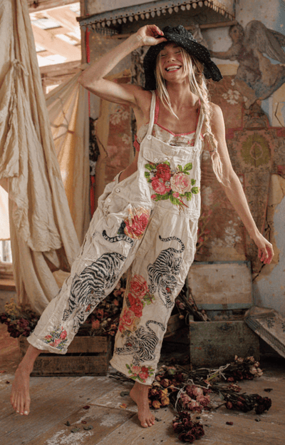 Birch Floral Love Overalls 176