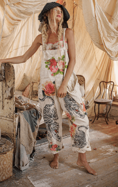 Birch Floral Love Overalls 176