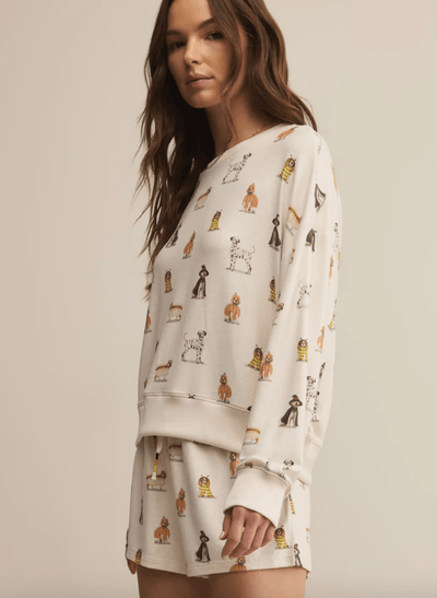 Elle Pup Long Sleeve Top BY Z SUPPLY