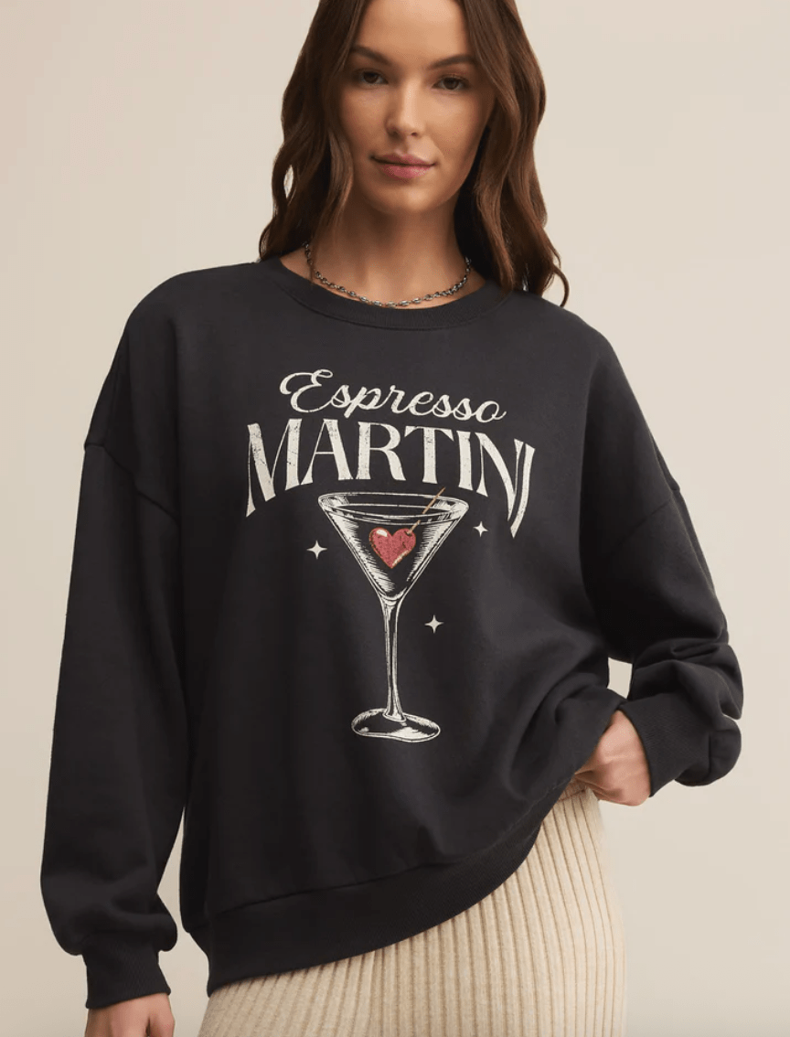 Oversized Espresso Martini Sweatshirt BY Z SUPPLY