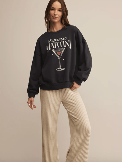 Oversized Espresso Martini Sweatshirt BY Z SUPPLY