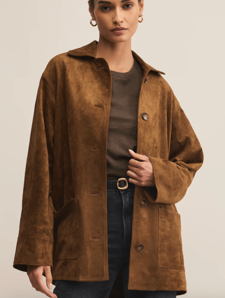 Decker Faux Suede Chore Coat by Z SUPPLY