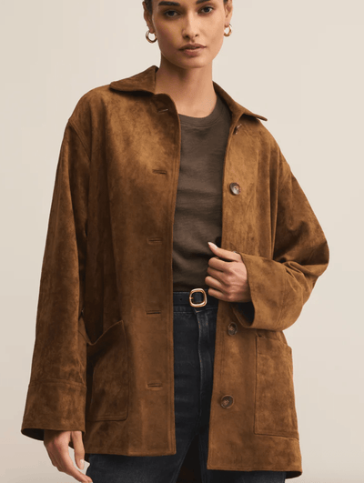 Decker Faux Suede Chore Coat by Z SUPPLY