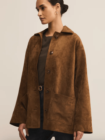 Decker Faux Suede Chore Coat by Z SUPPLY