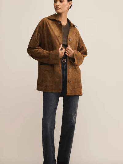 Decker Faux Suede Chore Coat by Z SUPPLY