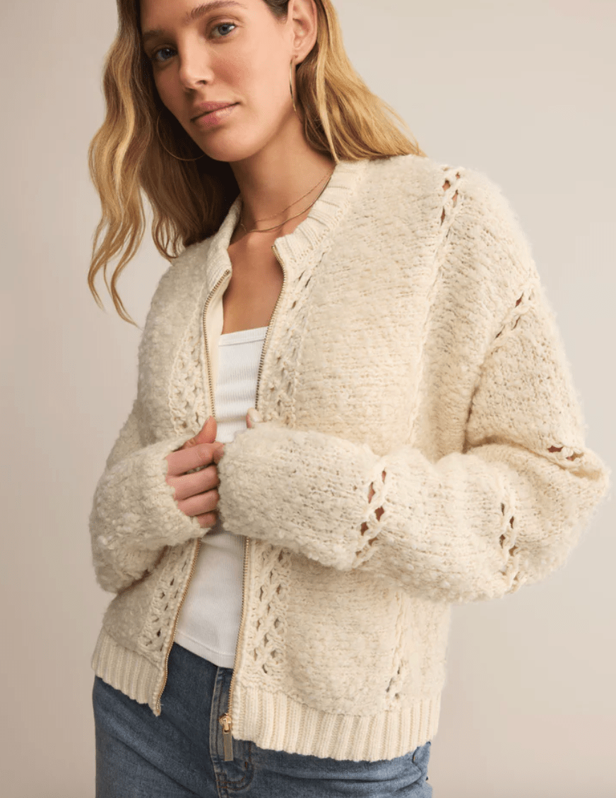 Sundance Zip-Up Sweater Jacket BY Z SUPPLY