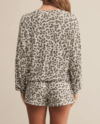 Luxe Leopard Long Sleeve Top BY Z SUPPLY