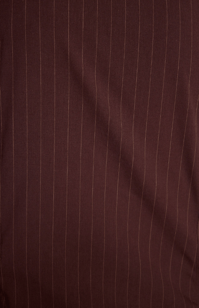 Riley Shirt Brown Pinstripe BY SUNDAY RITUAL