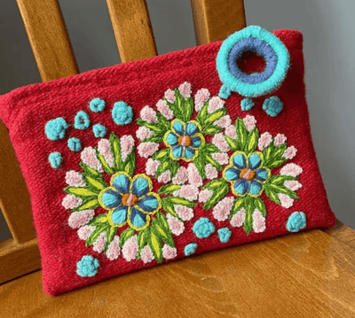 Floral Fireworks Pouch BY JENNY KRAUSS