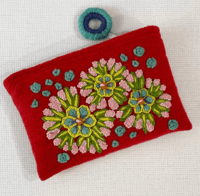 Floral Fireworks Pouch BY JENNY KRAUSS