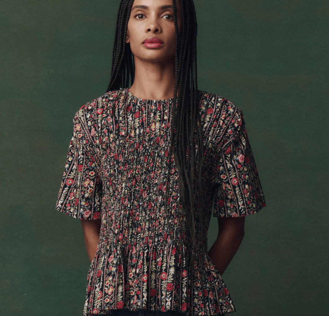 The Smocked Flounce Top. BY THE GREAT